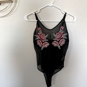 Nanamacs Rose Sheer Body Suit